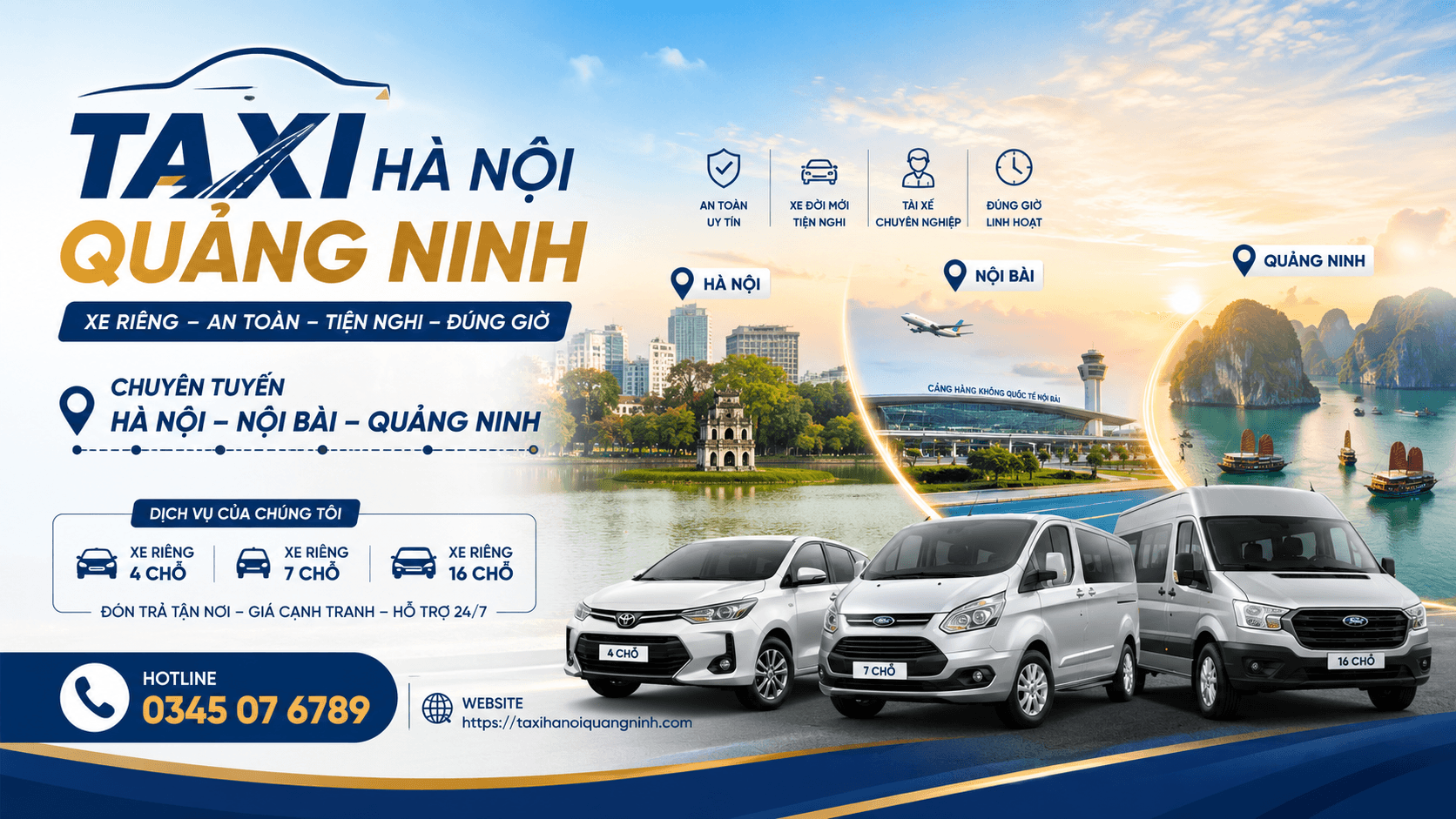Hình xe dịch vụ: Taxi Hà Nội Quảng Ninh